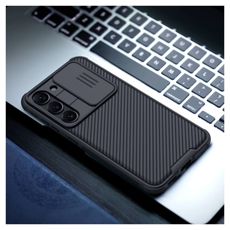 Maskica Nillkin CamShield Pro za Samsung Galaxy S23 Plus crna