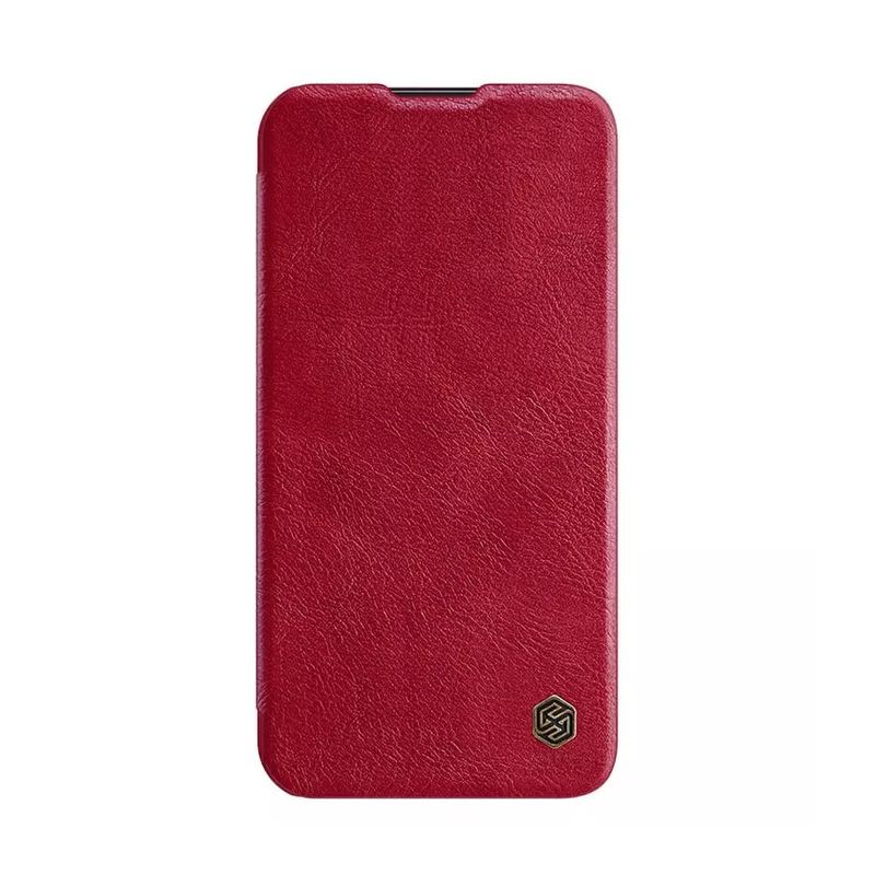 Maskica Nillkin Qin Pro Leather za Samsung Galaxy S23 Plus crvena