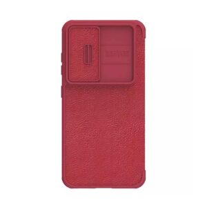Maskica Nillkin Qin Pro Leather za Samsung Galaxy S23 Plus crvena