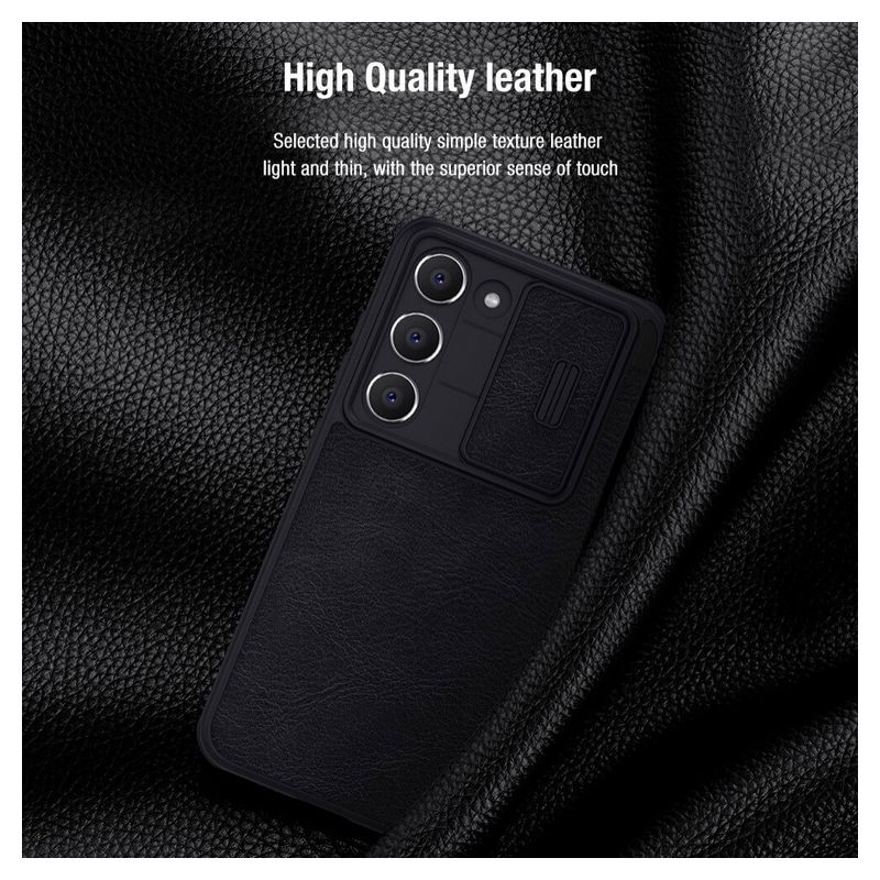 Maskica Nillkin Qin Pro Leather za Samsung Galaxy S23 Plus crvena