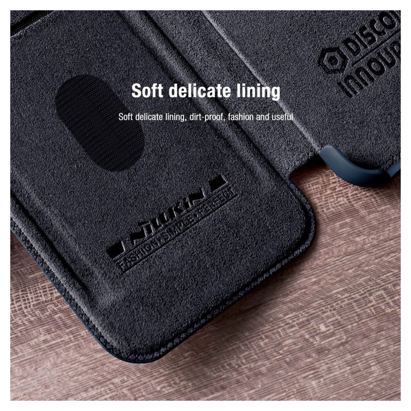 Maskica Nillkin Qin Pro Leather za Samsung Galaxy S23 Plus crvena