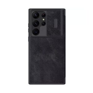 Maskica Nillkin Qin Pro Leather za Samsung Galaxy S23 Ultra crna