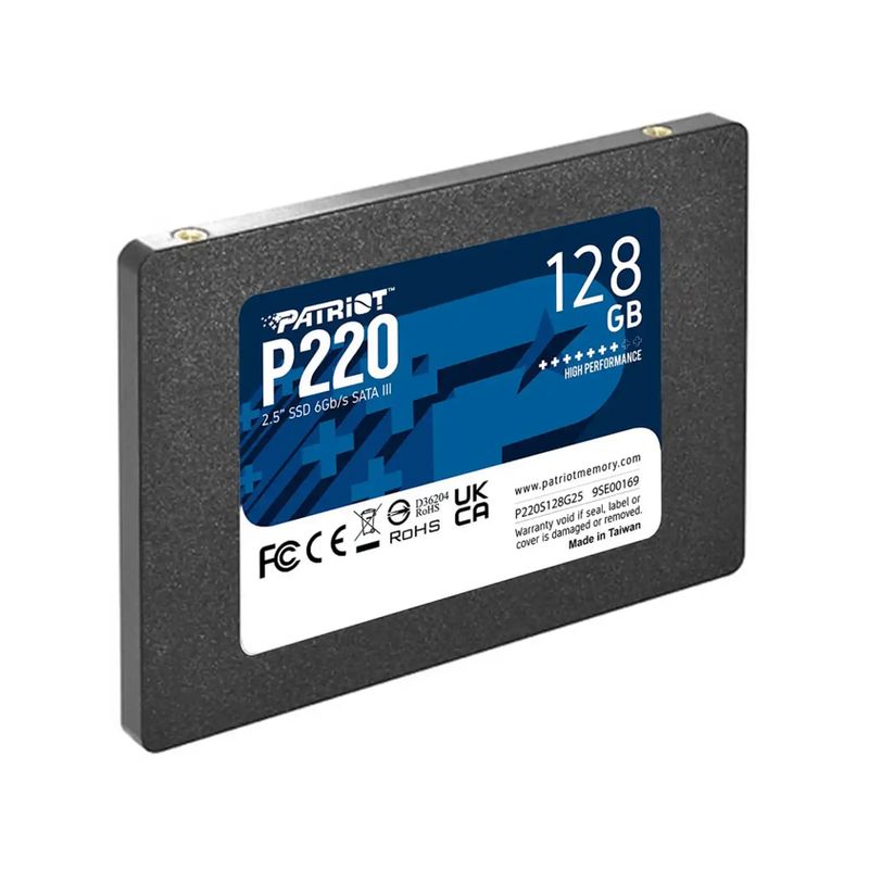 SSD 2.5 SATA3 128GB Patriot P220 550MBs/480MBs P220S128G25