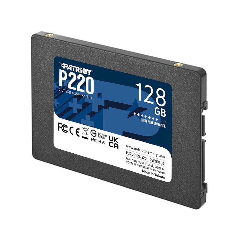 SSD 2.5 SATA3 128GB Patriot P220 550MBs/480MBs P220S128G25
