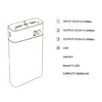 Back Up baterija Oxpower TJ-020 20000 mAh bela - Slika 2