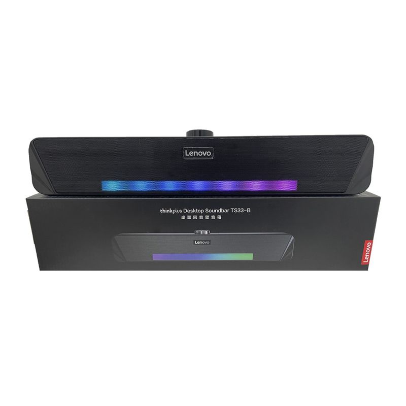 Bluetooth + USB zvucnik Lenovo TS33B RGB crni