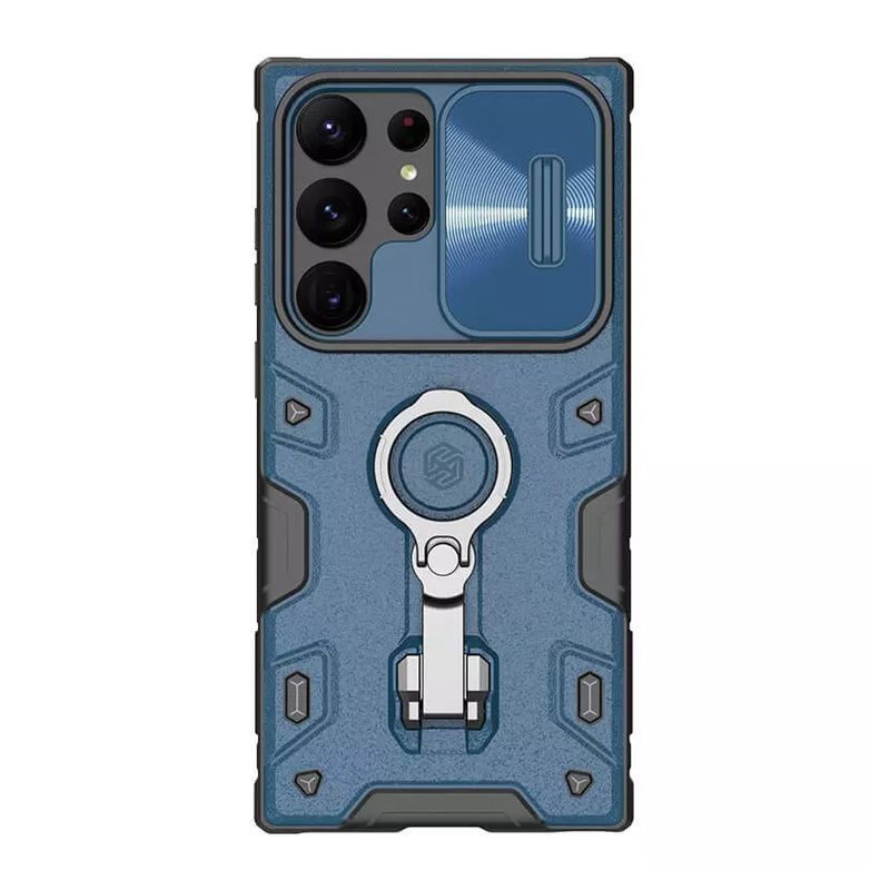 Maskica Nillkin CamShield Armor Pro za Samsung S918B Galaxy S23 Ultra plava