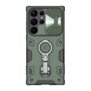 Maskica Nillkin CamShield Armor Pro za Samsung S918B Galaxy S23 Ultra zelena