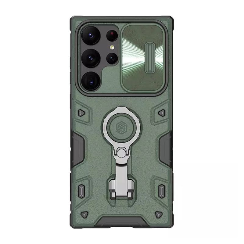 Maskica Nillkin CamShield Armor Pro za Samsung S918B Galaxy S23 Ultra zelena