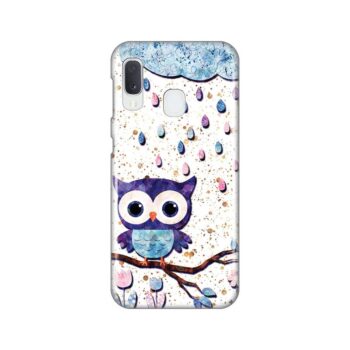 Maskica Silikonska Print Skin za Samsung A202F Galaxy A20e Owl