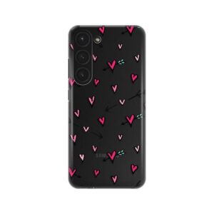 Maskica Silikonska Print Skin za Samsung S911 Galaxy S23 5G Heart Pattern
