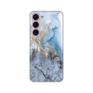 Maskica Silikonska Print za Samsung S916 Galaxy S23 Plus 5G Blue Gold Marble