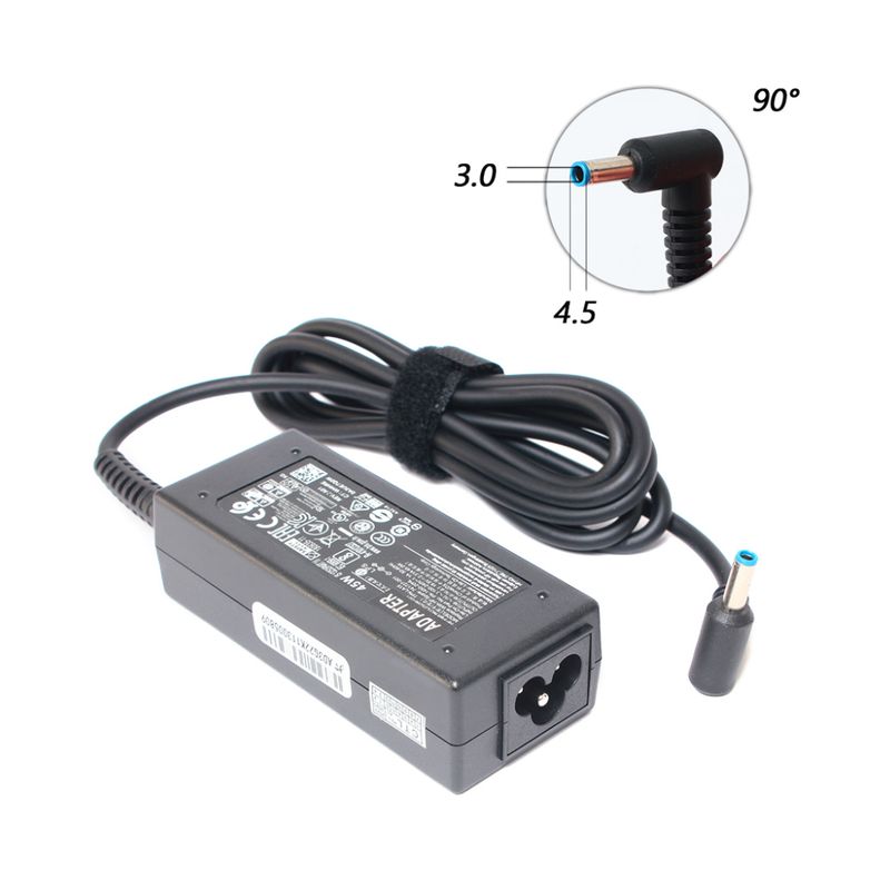 Punjac za laptop HP 19.5V 2.31A (4.5*3.0) ugao 90 HQ Punjac za laptop HP 19.5V 2.31A (4.5*3.0) ugao 90 HQ - Slika 1