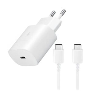 Samsung kucni punjac 25W Type C sa kablom beli (EP-TA800-XWE)