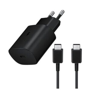 Samsung kucni punjac 25W Type C sa kablom crni (EP-TA800-XBE)