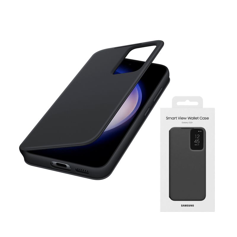 Samsung S View torbica za S916B Galaxy S23 Plus crna (EF-ZS916-CBE)