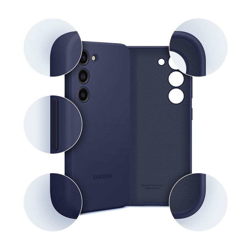 Samsung silikonska torbica za S911B Galaxy S23 teget (EF-PS911-TNE)