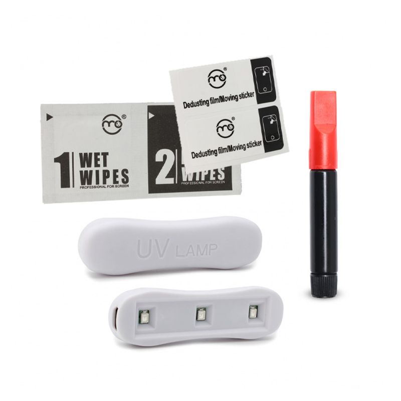 Zaštitno Staklo Premium UV Glue Full Cover + Lampa za Samsung S918B Galaxy S23 Ultra
