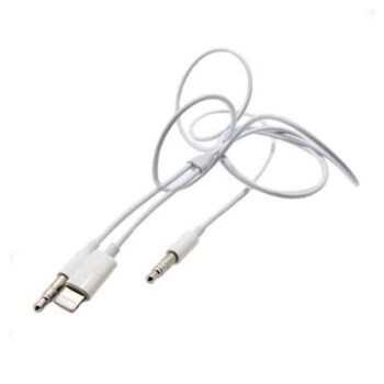 Adapter 2x Aux kabal na lightning kabal MH030 beli