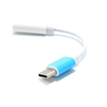 Adapter 3.5mm na Type C beli digital IC - DAC