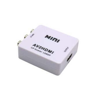 Adapter AV na HDMI beli MINI