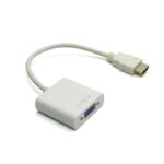 Adapter HDMI na VGA+audio kabal beli