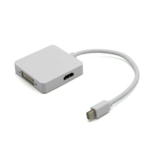 Adapter Mini DP na HDMI/DVI/DP F beli kratki