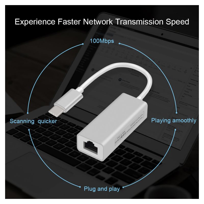 Adapter Type C 2.0 Lan Adapter