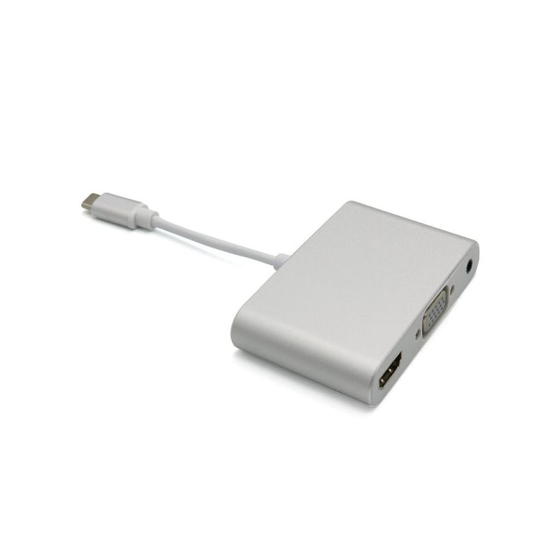 Adapter type-c na HDMI+VGA+3.5 Adapter type-c na HDMI+VGA+3.5 - Slika 1