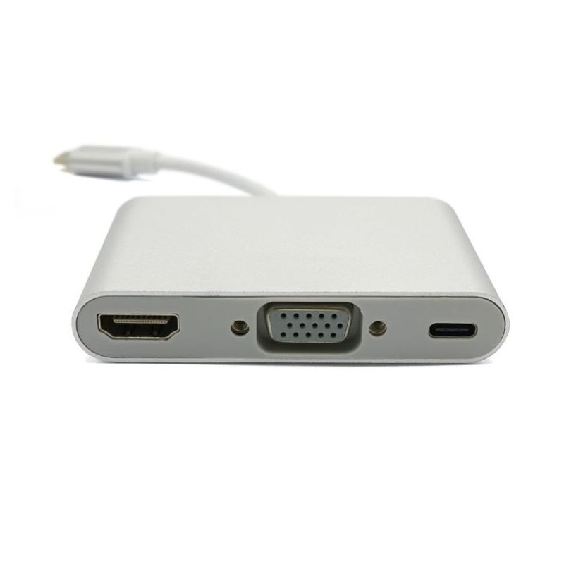 Adapter type-c na HDMI+VGA+TYPE-C