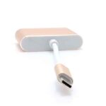 Adapter Type C na VGA/HDMI zlatno-beli - Slika 2