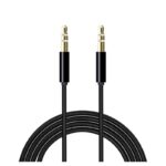 Audio AUX kabal Woven 3.5mm crni NEW - Slika 3