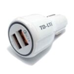 Auto punjac Comicell TD-C011 FAST 4.8A 2xUSB QC 3.0 Type C beli