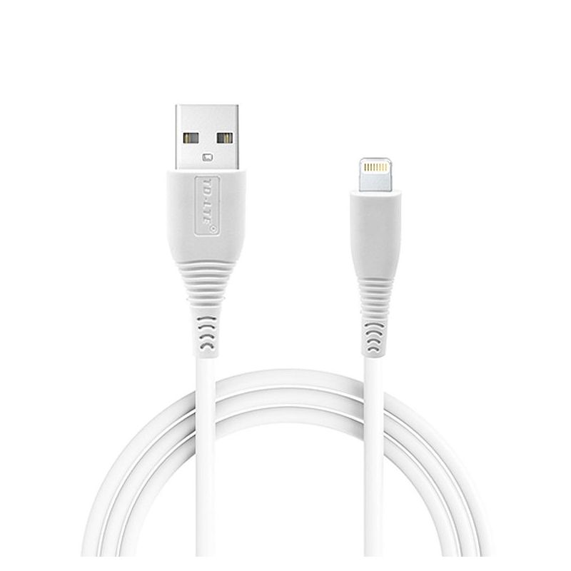Auto punjac Comicell TD-FC80 3xUSB 5V/7A FAST QC 3.0 za Iphone lightning beli