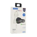 Auto punjac Comicell TD-FC80 3xUSB 5V/7A FAST QC 3.0 za Iphone lightning beli - Slika 5