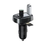 Auto punjac i FM modulator BASEUS T typed Bluetooth crni - Slika 3