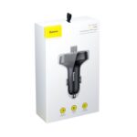 Auto punjac i FM modulator BASEUS T typed Bluetooth crni - Slika 4