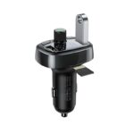 Auto punjac i FM modulator BASEUS T typed Bluetooth tamno sivi - Slika 2