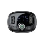 Auto punjac i FM modulator BASEUS T typed Bluetooth tamno sivi - Slika 4