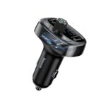 Auto punjac i FM modulator BASEUS T typed Bluetooth tamno sivi - Slika 5
