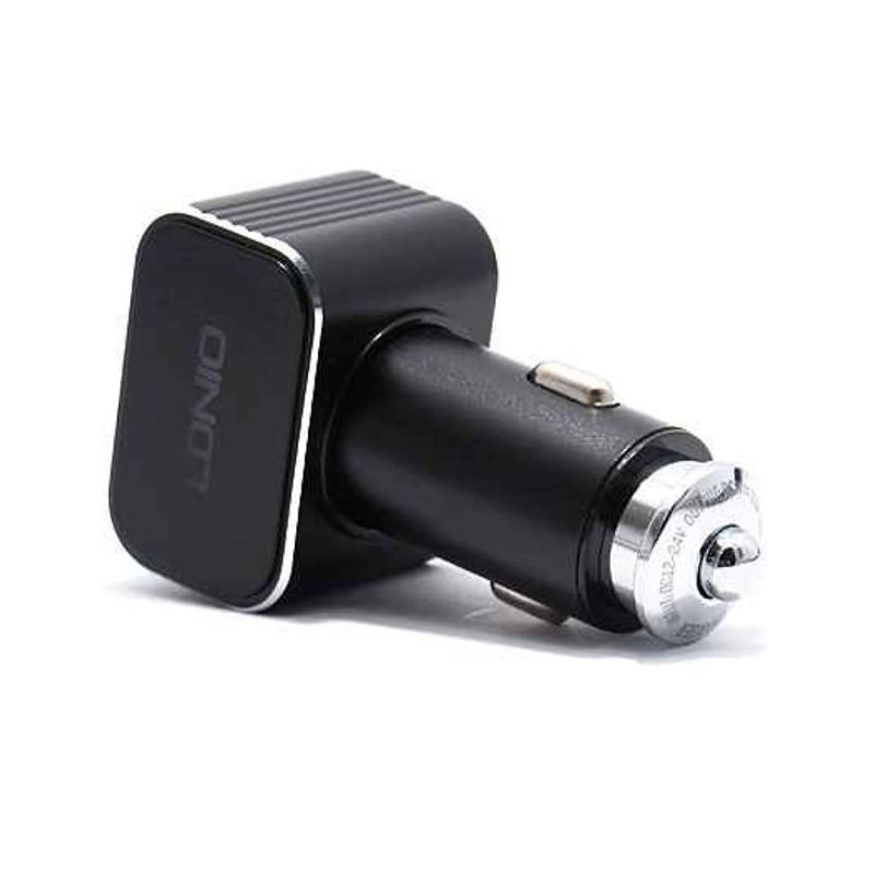 Auto punjac LDNIO C306 2xUSB 5V/3.6A microUSB crni