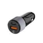Auto punjac LDNIO C510Q USB + Type-C PD 36W crni + lighting kabal - Slika 2