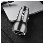 Auto punjac Moxom MX-VC04 2USB/2.4A type C crni - Slika 4