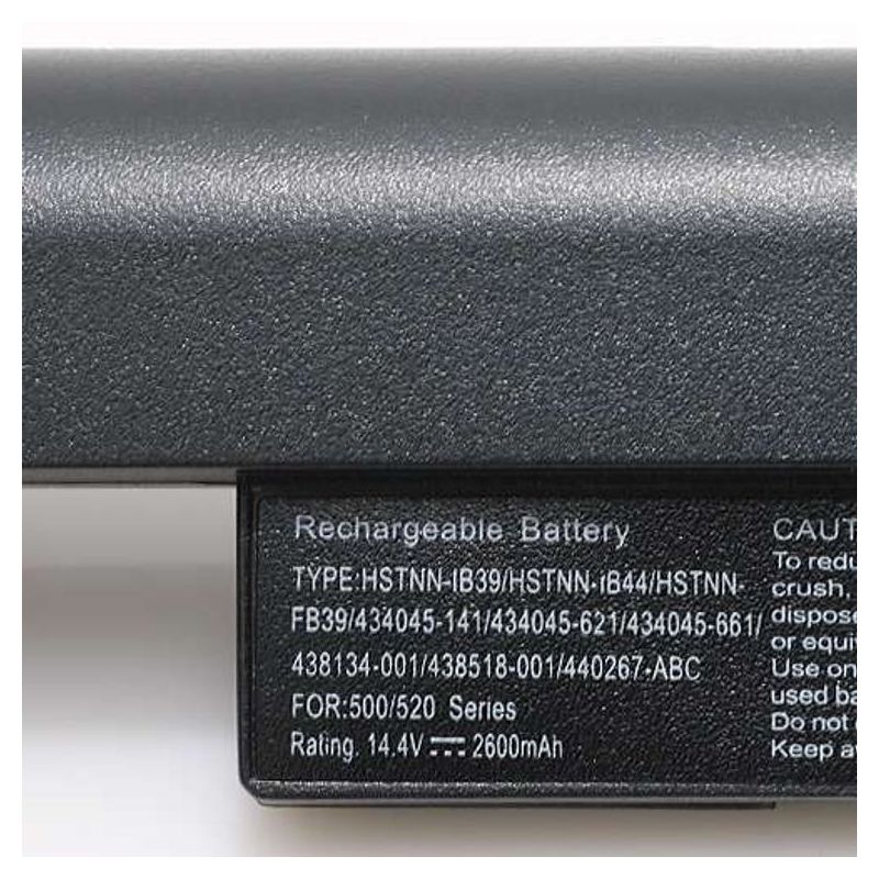 Baterija laptop HP 500/520-4 HSTNN-IB39 14.4V 2600mAh