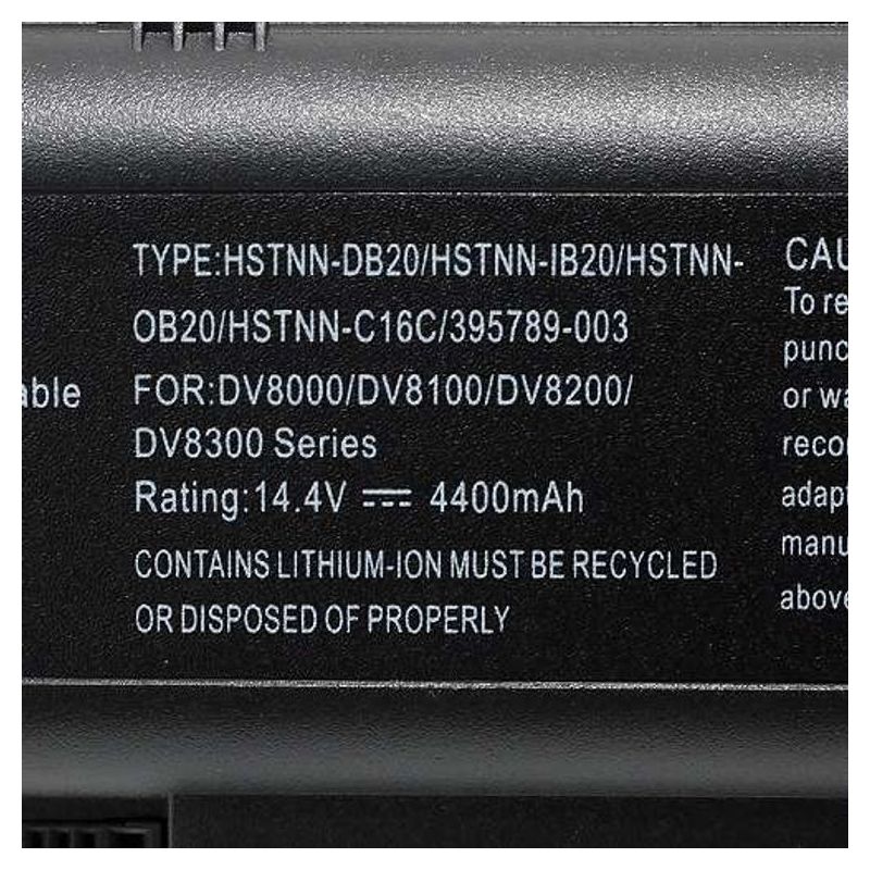 Baterija laptop HP Pavilion DV8000-8 14.4V 4400mAh