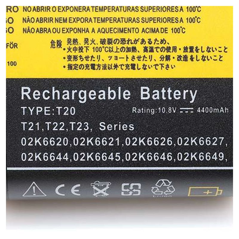 Baterija laptop IBM ThinkPad T20 10.8V 4400mAh. FRU 02K6626