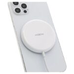 Bezicni magnetic wifi punjac Moxom MX-HC58WL 15w siv - Slika 2