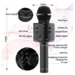 Bluetooth mikrofon crni - Slika 2