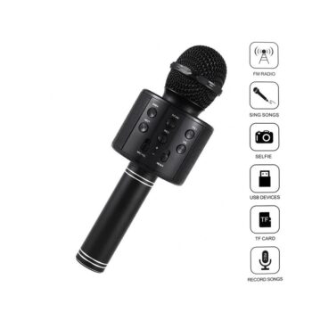Bluetooth mikrofon crni