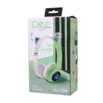 Bluetooth slusalice Cat Ear zelene - Slika 7